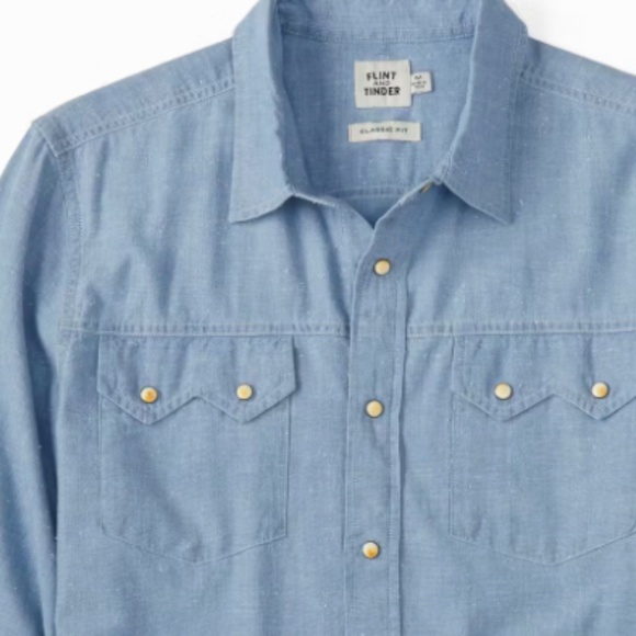 Western Chambray Shirt NWT - Picture 1 of 6